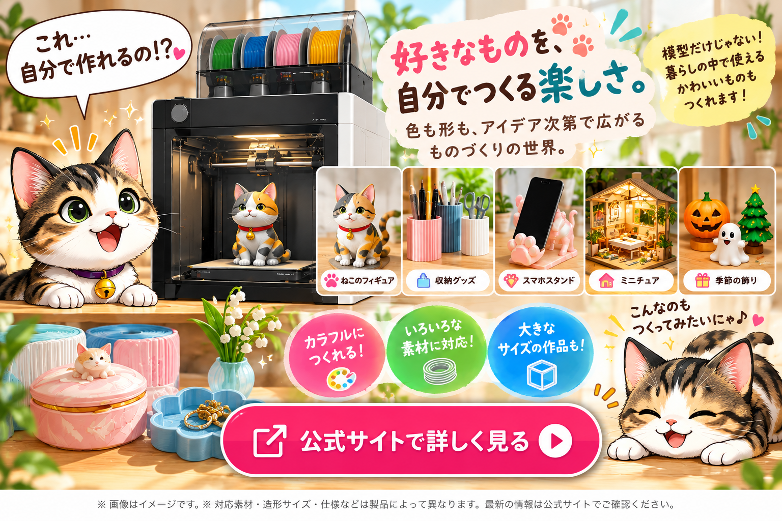 好きなものを自分でつくる楽しさ。3Dプリンターで広がるものづくり